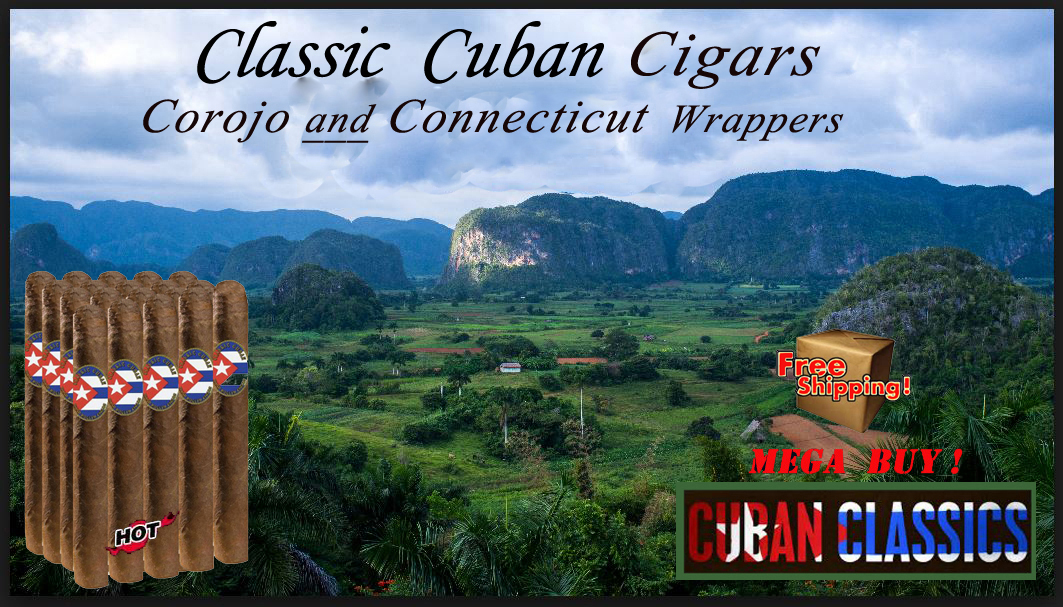 Classic Cuban Cigar Special...Sungrown & Connecticut